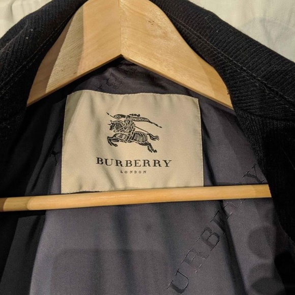 **SOLD** Authentic Men's Burberry Wool Coat - Picture 2 of 5